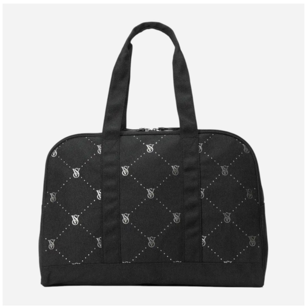 VICTORIA'S SECRET Logo & rhinestone Tote Bag
durable canvas, 18.5"x 8.66"x 12.6"